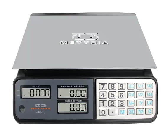 Imagen de referencia de Básculas de mostrador , Black-40 Teclado de uso rudo + checador de billetes
